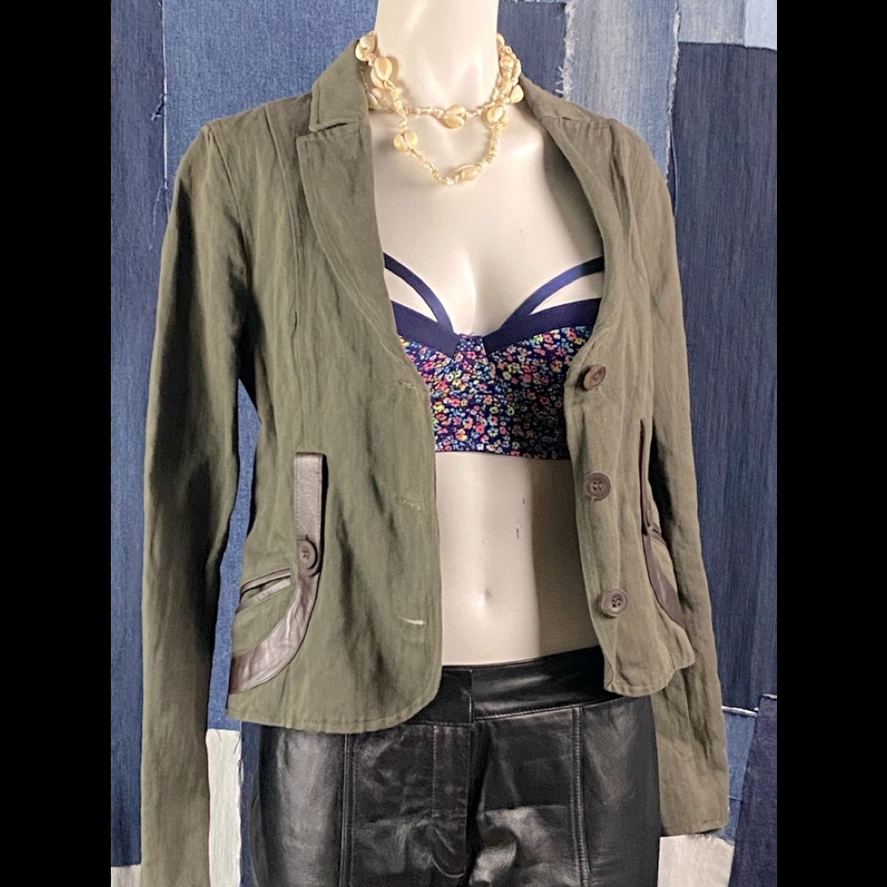 Mackage Woman’s Military Style Lined Blazer Sz S - Picture 12 of 16